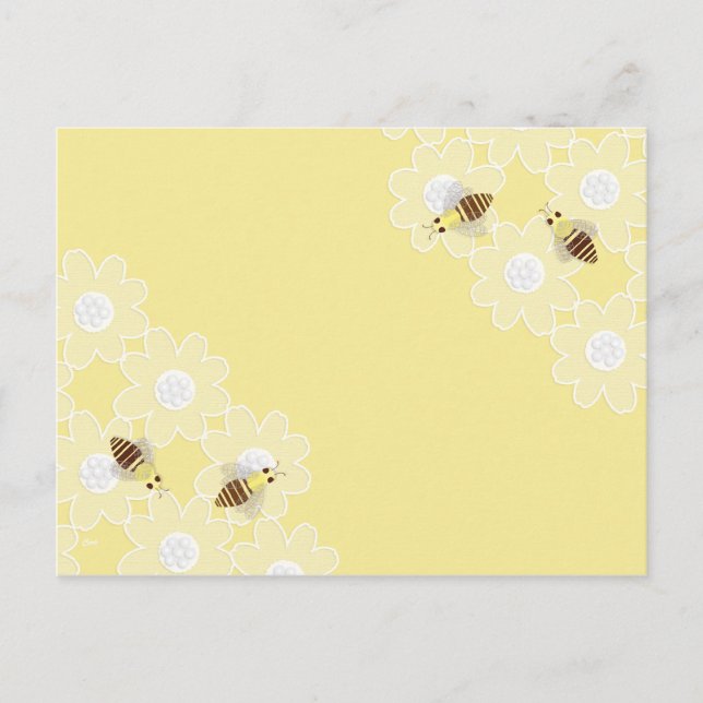 Cartão Postal Honey Bee Postcard (Frente)