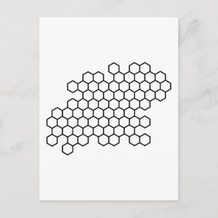 Cartão Postal Honeycomb