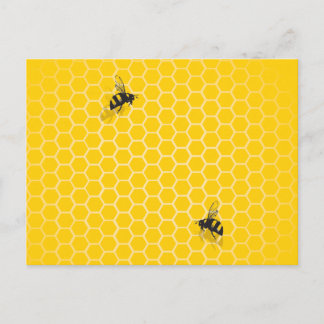 Cartão Postal Honeycomb