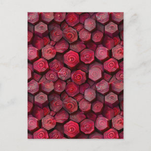 Cartão Postal Honeycomb Beetroots