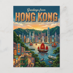 Cartão Postal Hong Kong