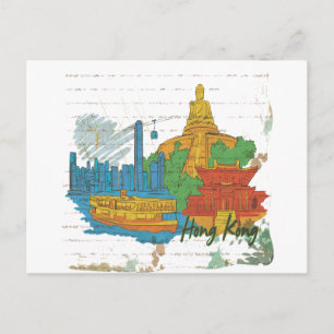 Cartão Postal Hong Kong