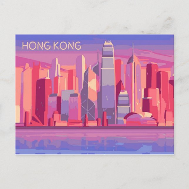 Cartão postal Hong Kong (Frente)