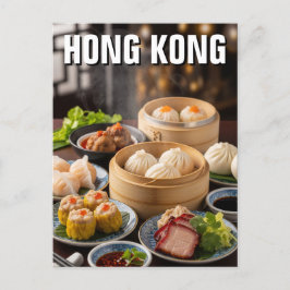 Cartão Postal Hong Kong Dim Sum