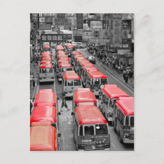 Cartão Postal Hong Kong em dois tons