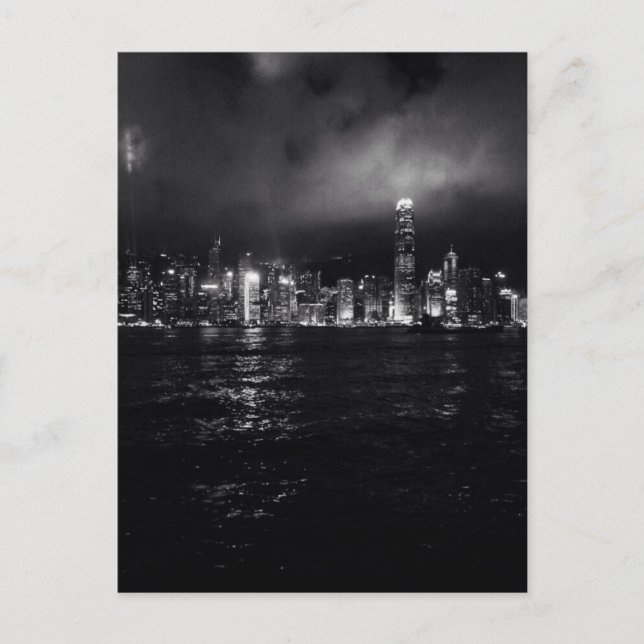 Cartão Postal Hong Kong Skyline (Frente)