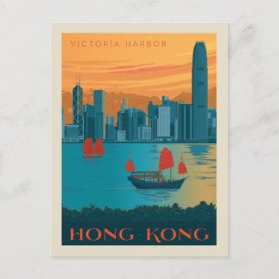 Cartão Postal Hong Kong   Victoria Harbour