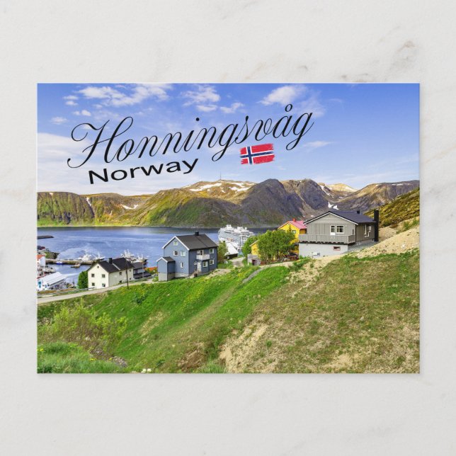 Cartão Postal Honningsvåg (Frente)