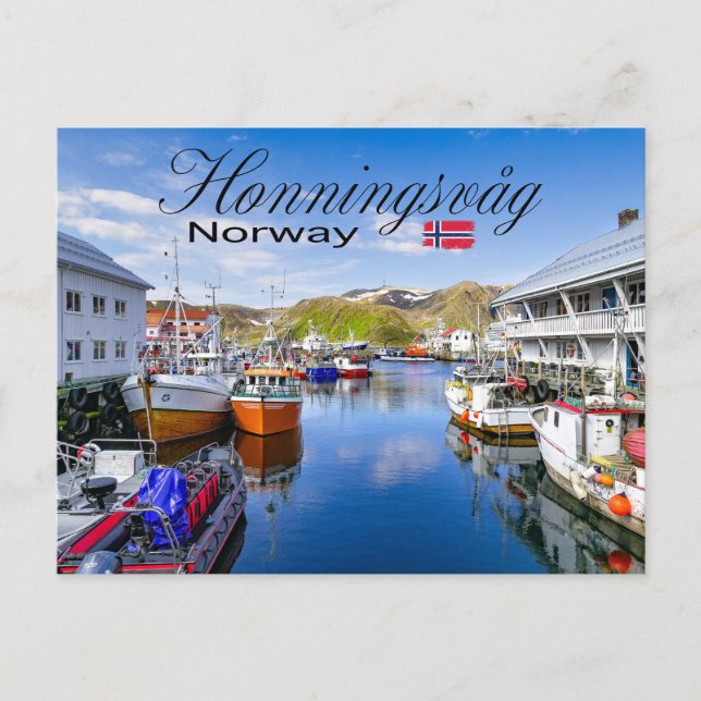 Cartão Postal Honningsvåg (Frente)