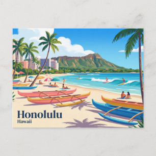 Cartão Postal Honolulu EUA