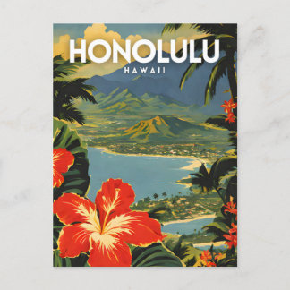Cartão Postal Honolulu Nostalgic