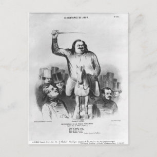 Cartão Postal Honore de Balzac
