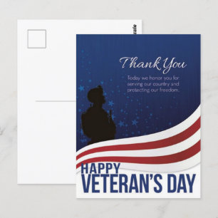 Cartão Postal Honrando Nossos Heróis Este Dia dos Veteranos 2025