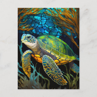 Cartão Postal Honu Haven - Água De Vidro
