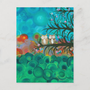 Cartão Postal Hoolandia (c) 2013 - Casais de coruja