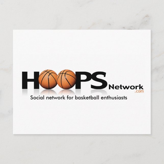 Cartão postal HoopsNetwork.com (Frente)