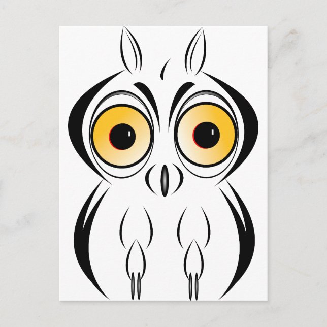 Cartão Postal Hooty (Frente)