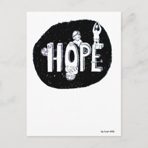 Cartão Postal HOPE - esperança variável
