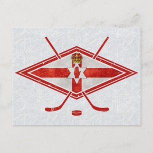 Cartão Postal Hóquei no gelo na Irlanda do norte