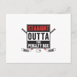 Cartão Postal Hóquei no gelo Stick Esportivo Equipe Encantada Pr