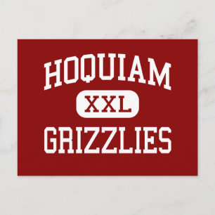 Cartão Postal Hoquiam - Grizzlies - High - Hoquiam Washington