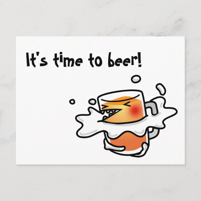 Cartão Postal Hora da cerveja (Frente)