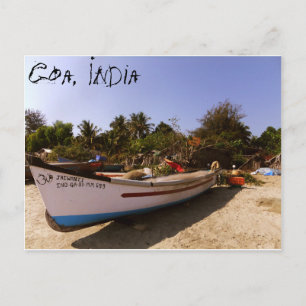 Cartão Postal Hora da praia indiana