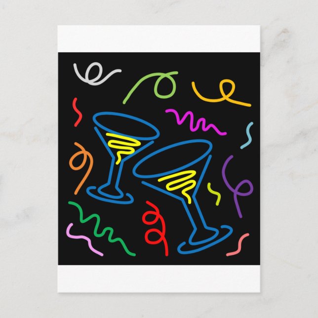 Cartão Postal Hora de Celebração (Frente)