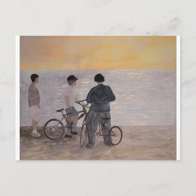 Cartão Postal Hora De Ir Para Casa (Frente)