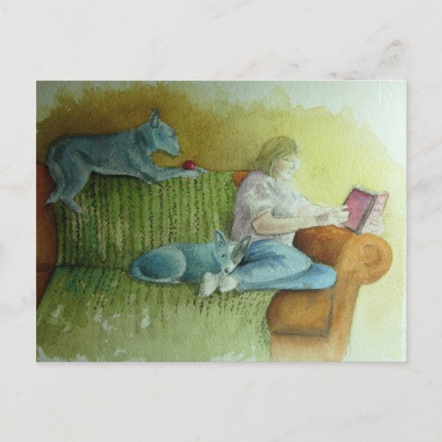 Cartão Postal Hora de Leitura (Frente)