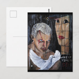 Cartão Postal Hora de Morrer! Pintura de Alfred Fox