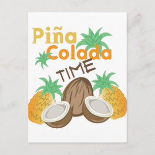 Cartão Postal Hora de Pina Colada