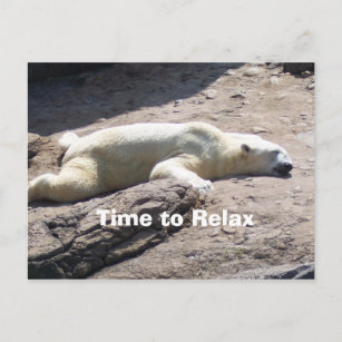 Cartão Postal Hora de relaxar