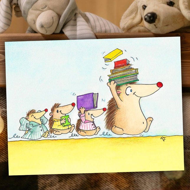 Cartão Postal Hora de uma História de Bedtime (Criador carregado)