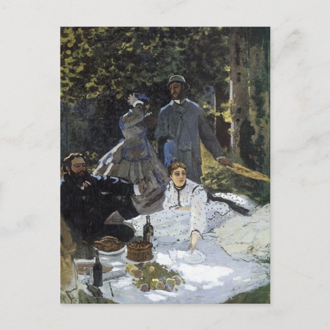 Cartão Postal Hora do almoço na grama (Frente)