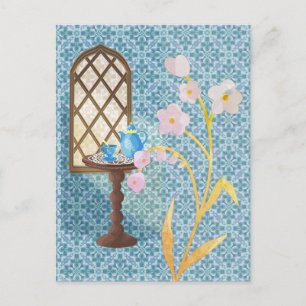 Cartão Postal Hora do chá