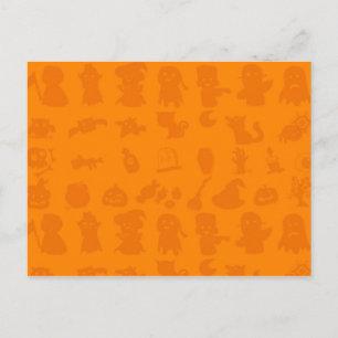Cartão Postal Hora do Halloween