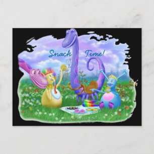 Cartão Postal Hora do lanche!