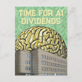 Cartão Postal Hora dos Dividendos da IA