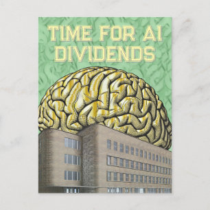 Cartão Postal Hora dos Dividendos da IA