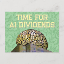 Cartão Postal Hora dos Dividendos da IA