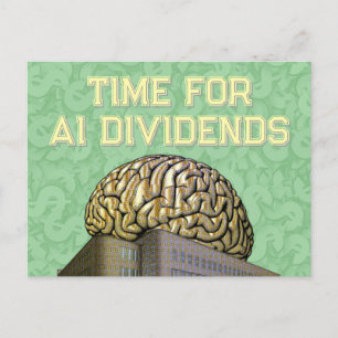 Cartão Postal Hora dos Dividendos da IA