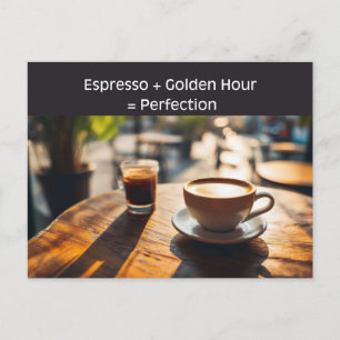 Cartão Postal Hora Dourada do Espresso, Viagens para Amantes de
