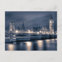 Hora noturna das Casas do Parlamento, Londres