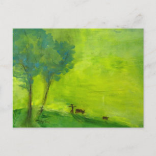 Cartão Postal Hora verde
