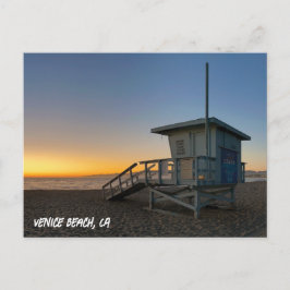 Cartão Postal Horário do ouro do Sunset - Venice Beach, CA