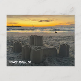 Cartão Postal Horário do ouro do Sunset - Venice Beach, CA