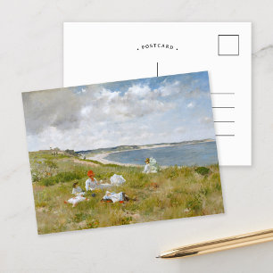 Cartão Postal Horas Ociosas William Merritt Chase