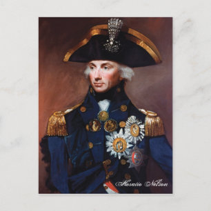 Cartão Postal Horatio Nelson Postcard