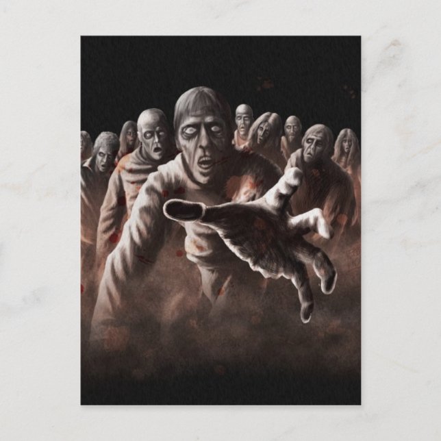 Cartão Postal Horda do zombi (Frente)